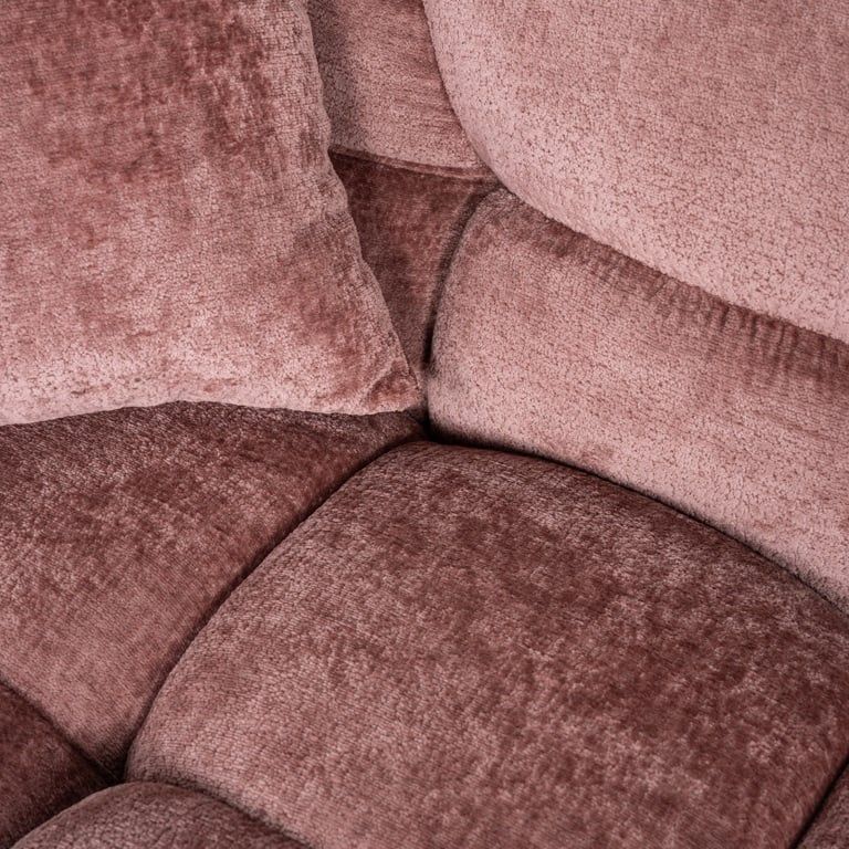 Bankstel S4727 Rose Chenille Charelle B258 x D106 x H75 cm