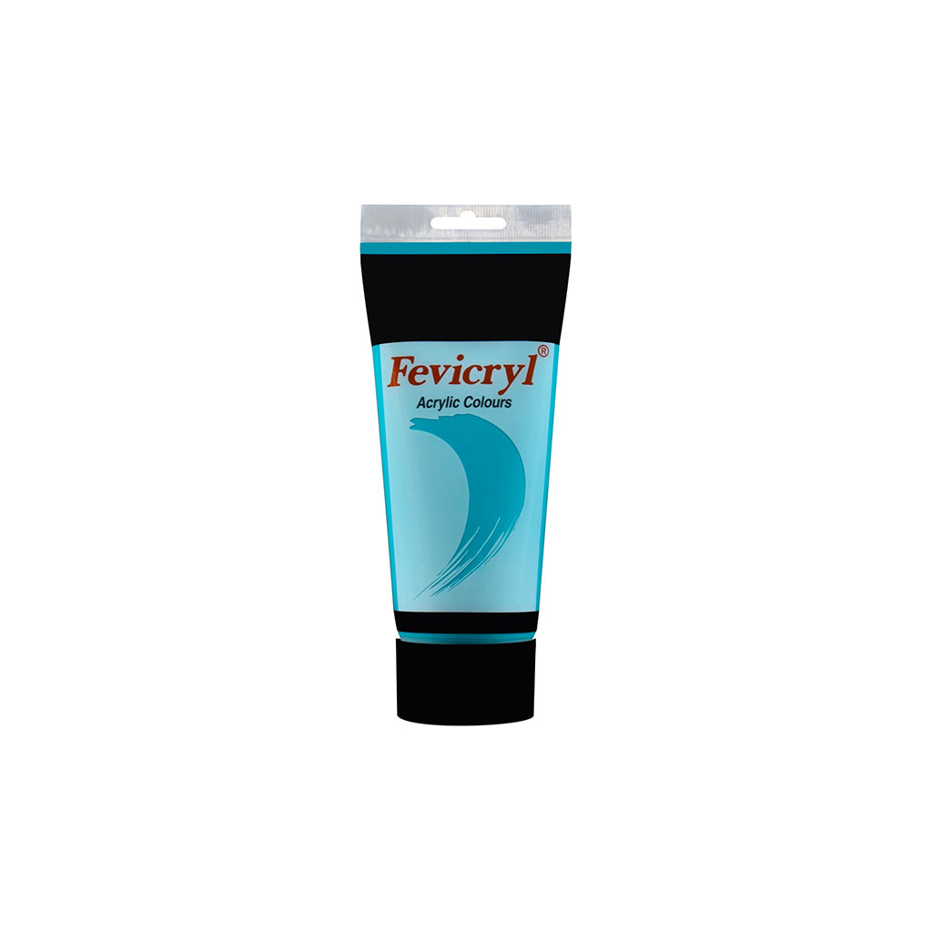 Tube peinture acrylique turquoise 200ml