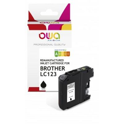 Cartouche compatible Brother LC123 - noir - Owa