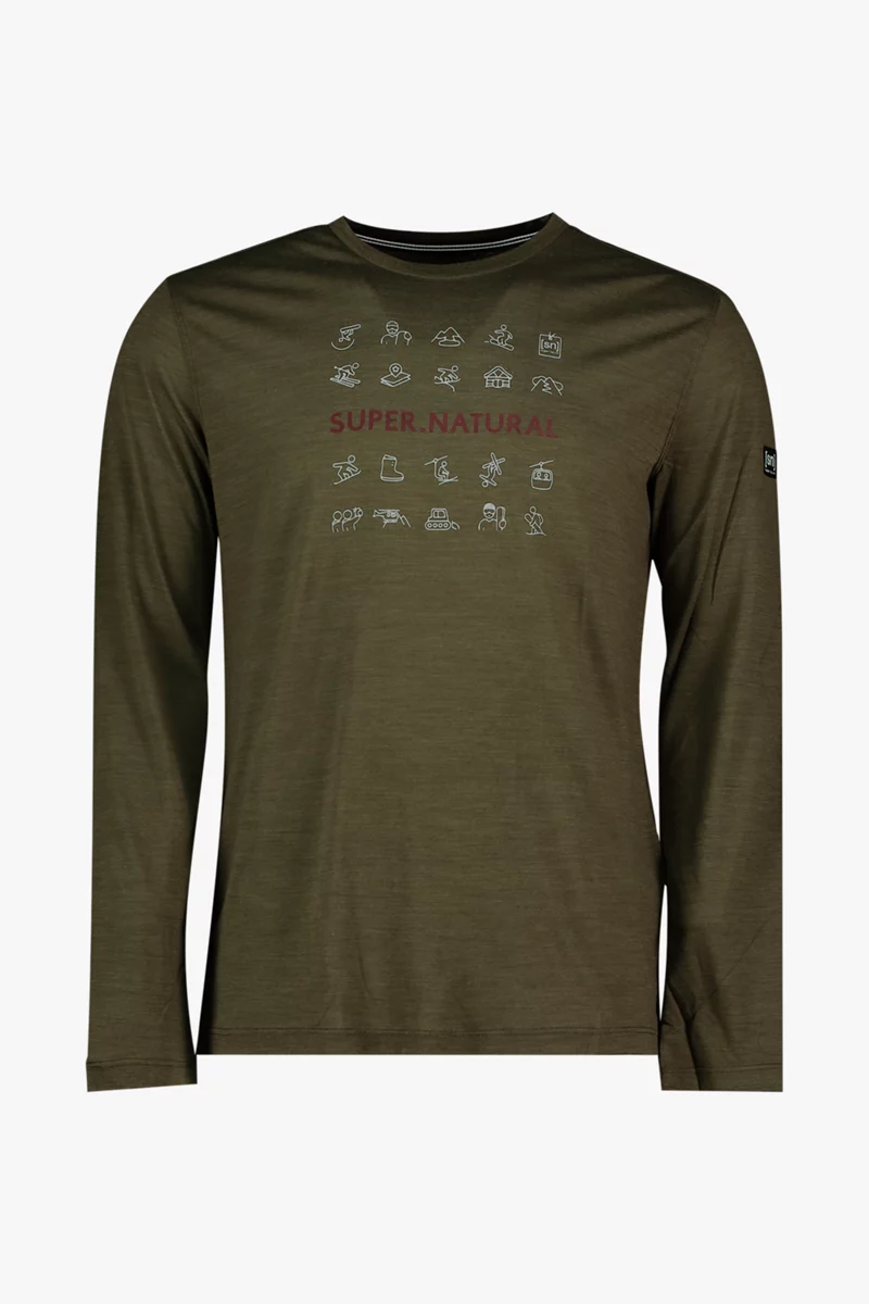 super.natural Icons Herren Longsleeve