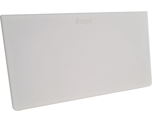 Hager eindstuk voor LF/LFH 60x110 mm verkeerswit