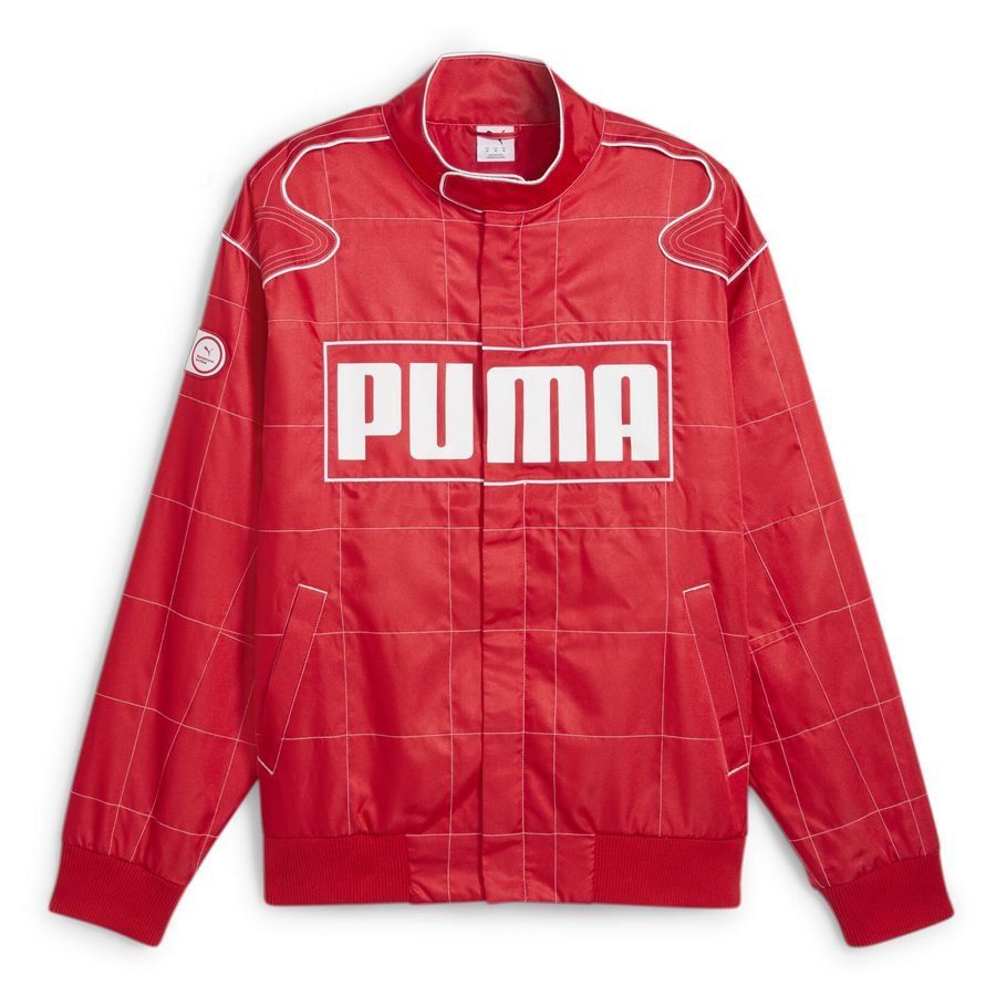 ARCHIVE SEASONAL Relaxed Racer Jacket For All Time Red