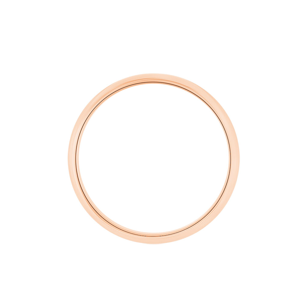 Alliance Aphroditia Demi Jonc Classique Or Rose