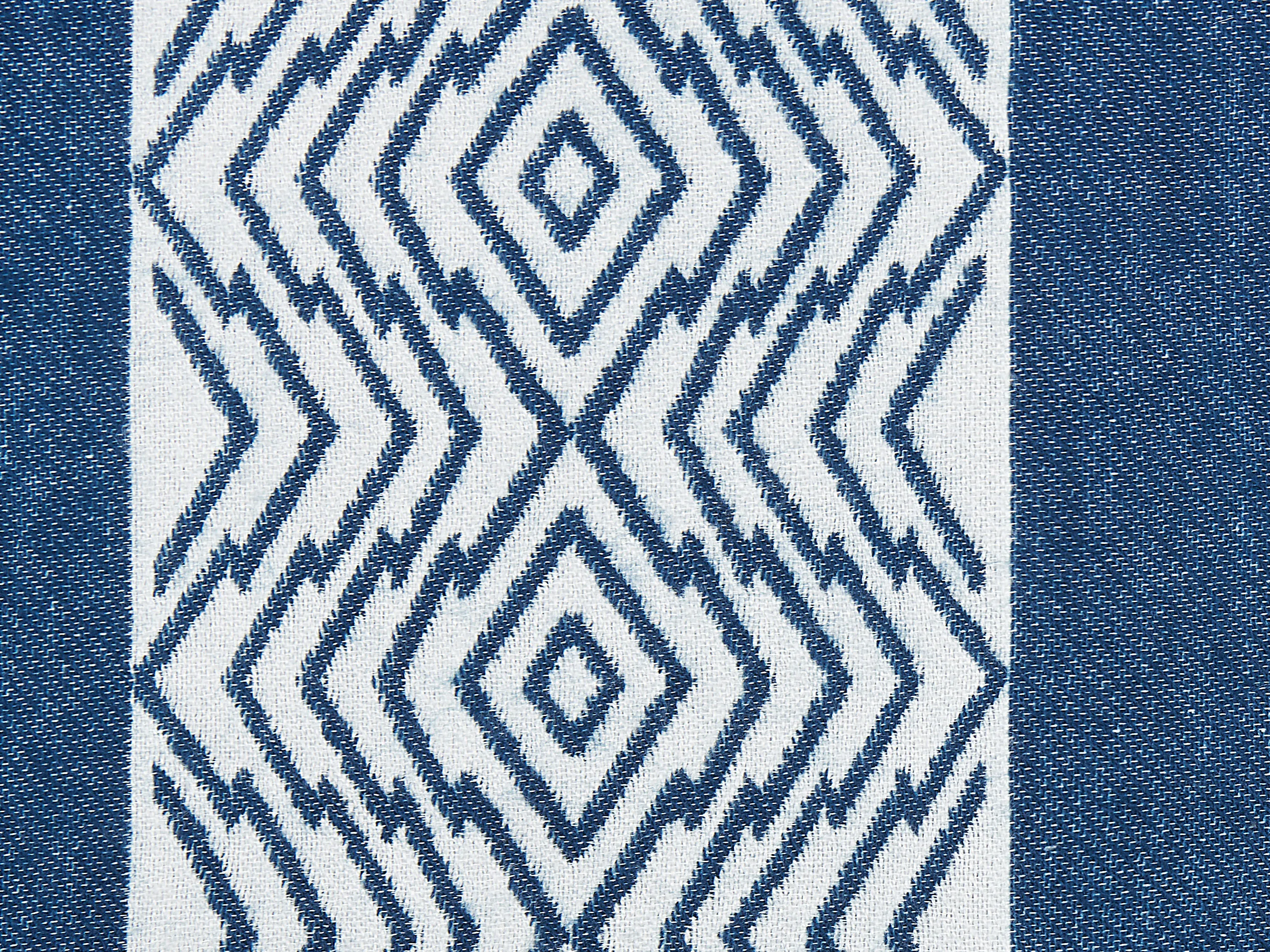 Plaid TARLAY Stof 130 x 170 cm Blauw
