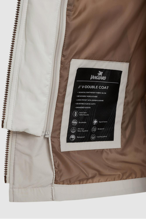 Vanguard beige heren jas