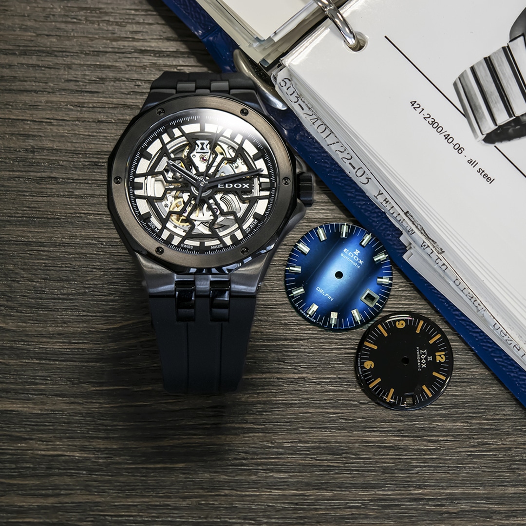 Edox Delfin Mecano Skeleton
