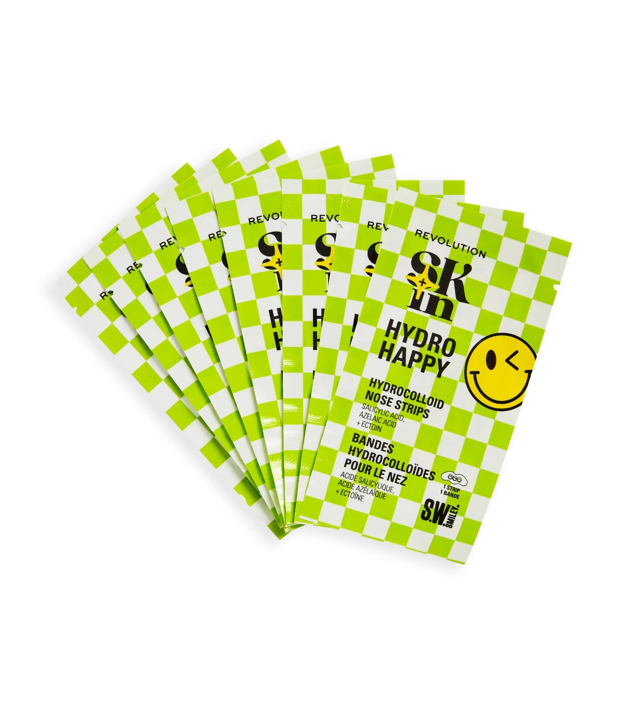 Revolution Skin - *S.W.Smiley* - Tiras para o nariz Hydro Happy Hydrocolloid