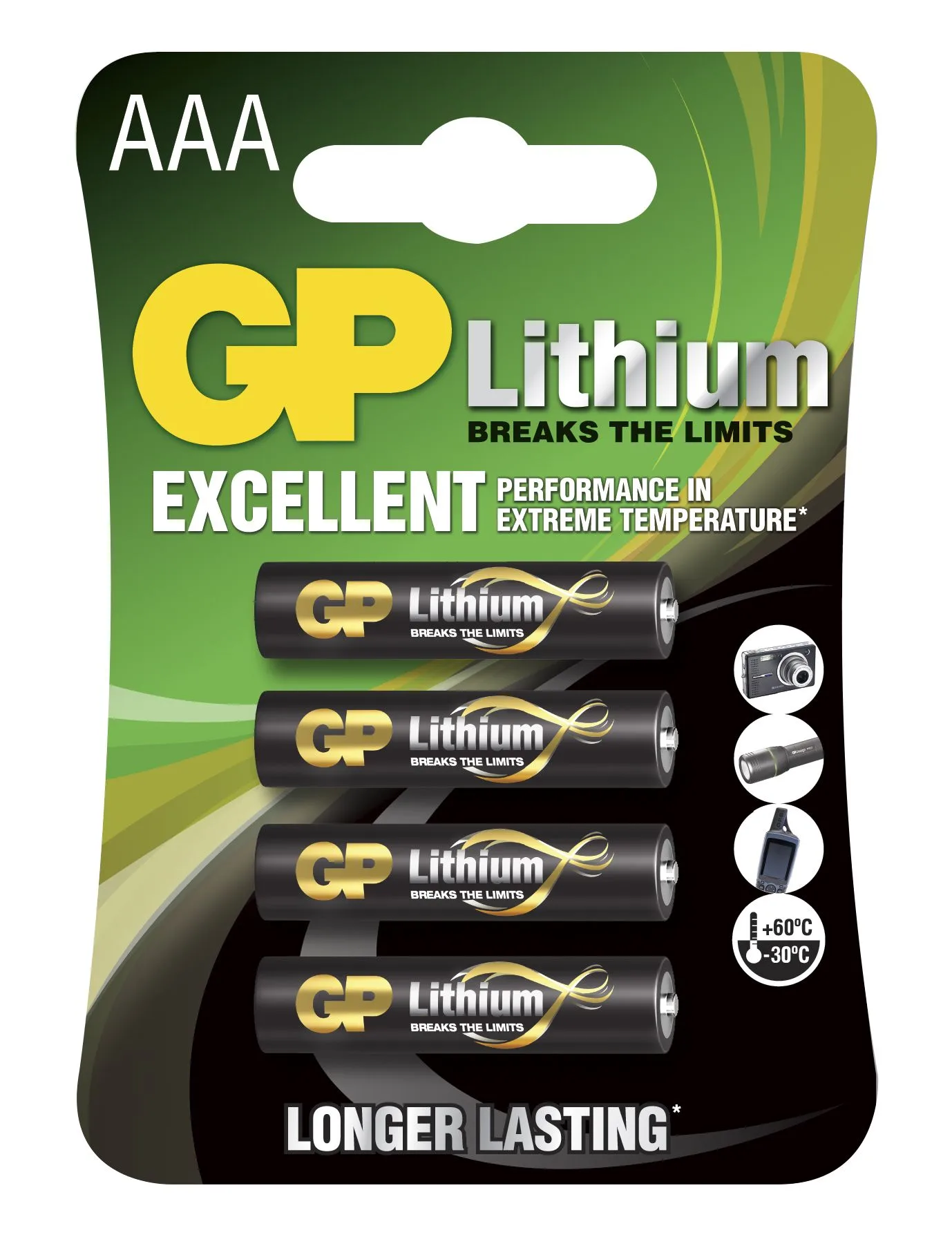 GP Batterier Litium Batterier Aaa 4-Pack Nocolour