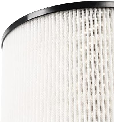 Amazon Basics   Purificateur d'air, Couvre jusqu'à 12 m², Filtres à air True HEPA et au charbon, CADR 100 m²/h, Élimine 99,97 % des allergènes (pollen, poussière, fumée), Prise européenne, Blanc : Cuisine et Maison