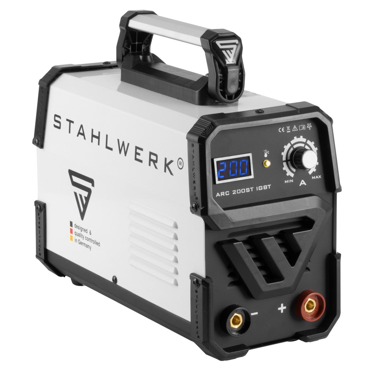 STAHLWERK Lasapparaat ARC 200 ST IGBT MMA E Handomvormer 200 A Dubbelbord