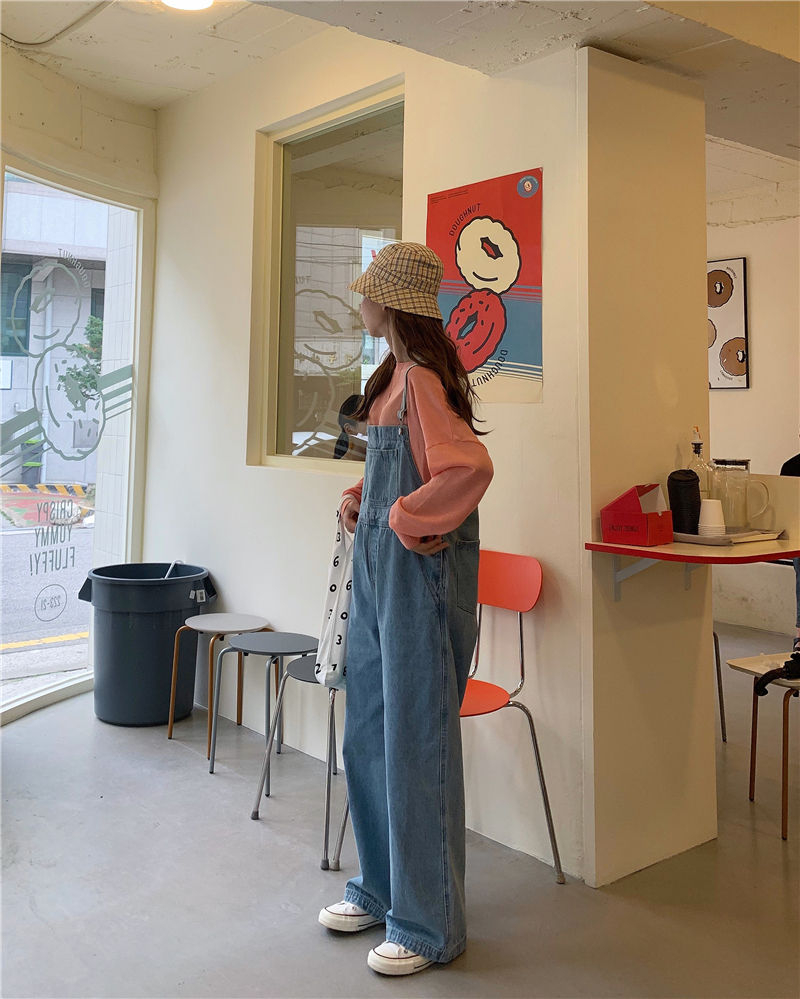 Shopherd - Wijde denim jumpsuit