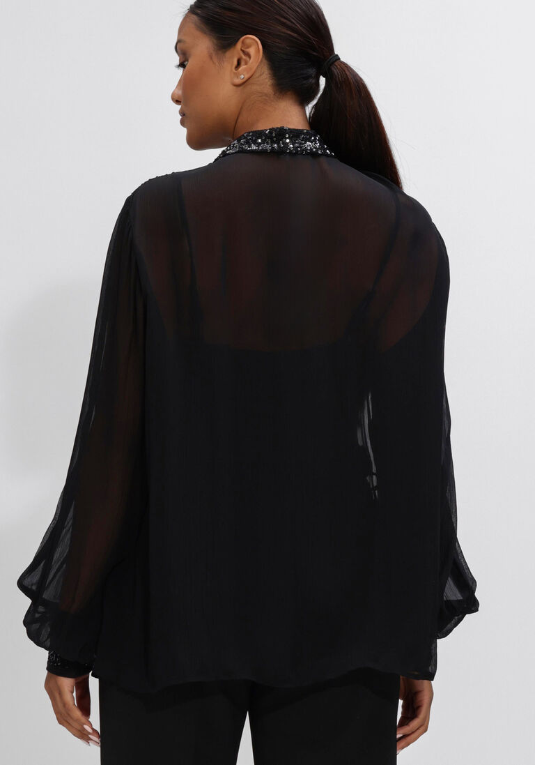zwarte riani blouses 635380-4495