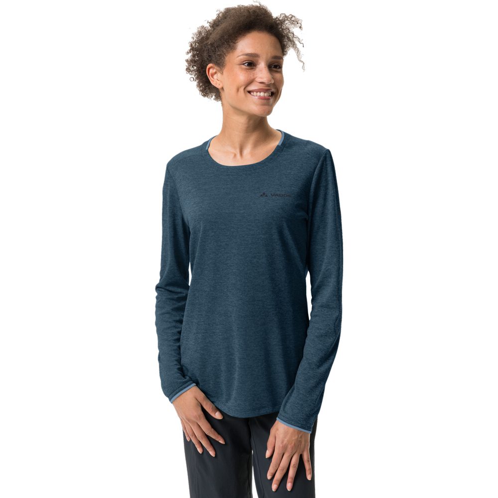 VAUDE Essential Longsleeve Damen dark sea uni
