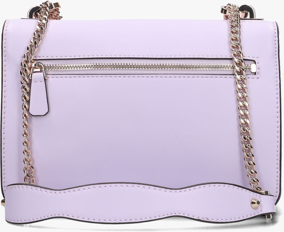GUESS paarse guess schoudertas eliette convertible xbody flap
