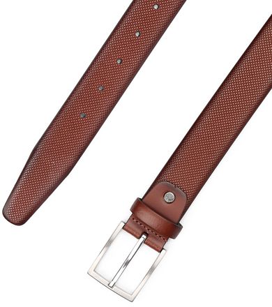 Suitable Riem Structuur Leer Cognac 1100392-221 kopen