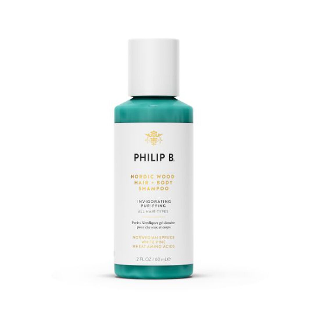 PHILIP B CAPILARES Nordic Wood Hair & Body Shampoo - 60ml