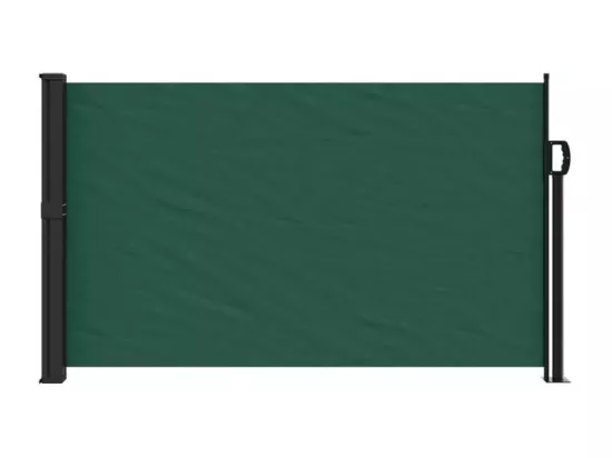 Auvent latéral rétractable vert foncé 120x300