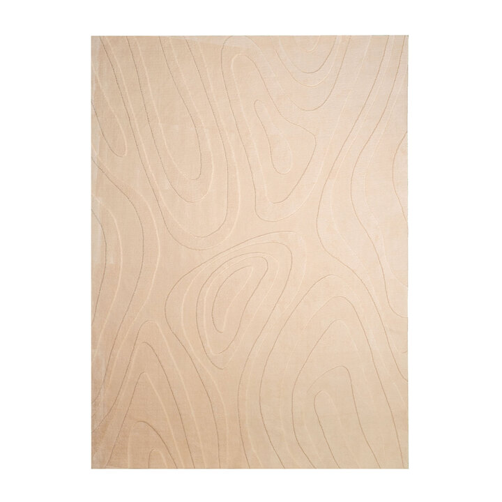 Scandinavisch vloerkleed - Charm Shapes Beige