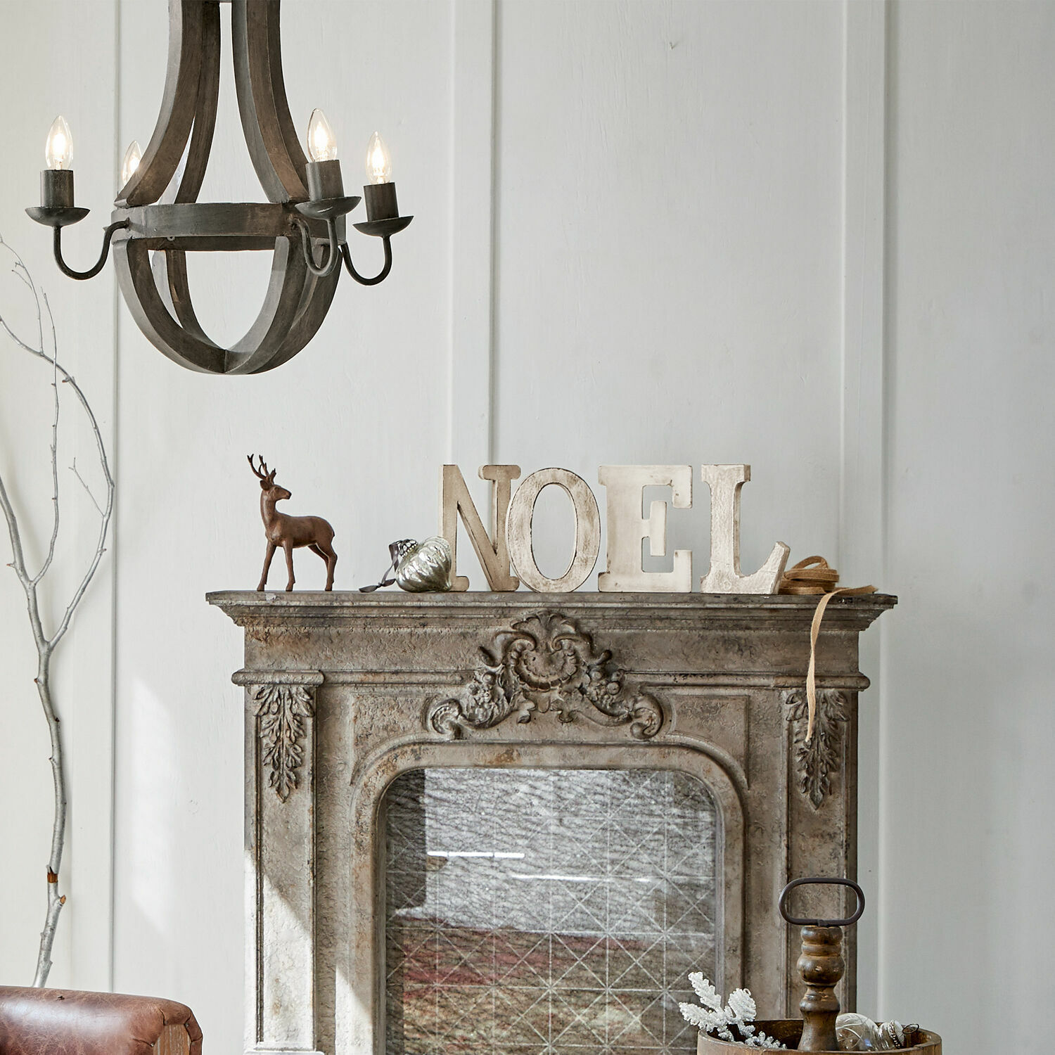 Buchstaben NOEL Letters antikweiß