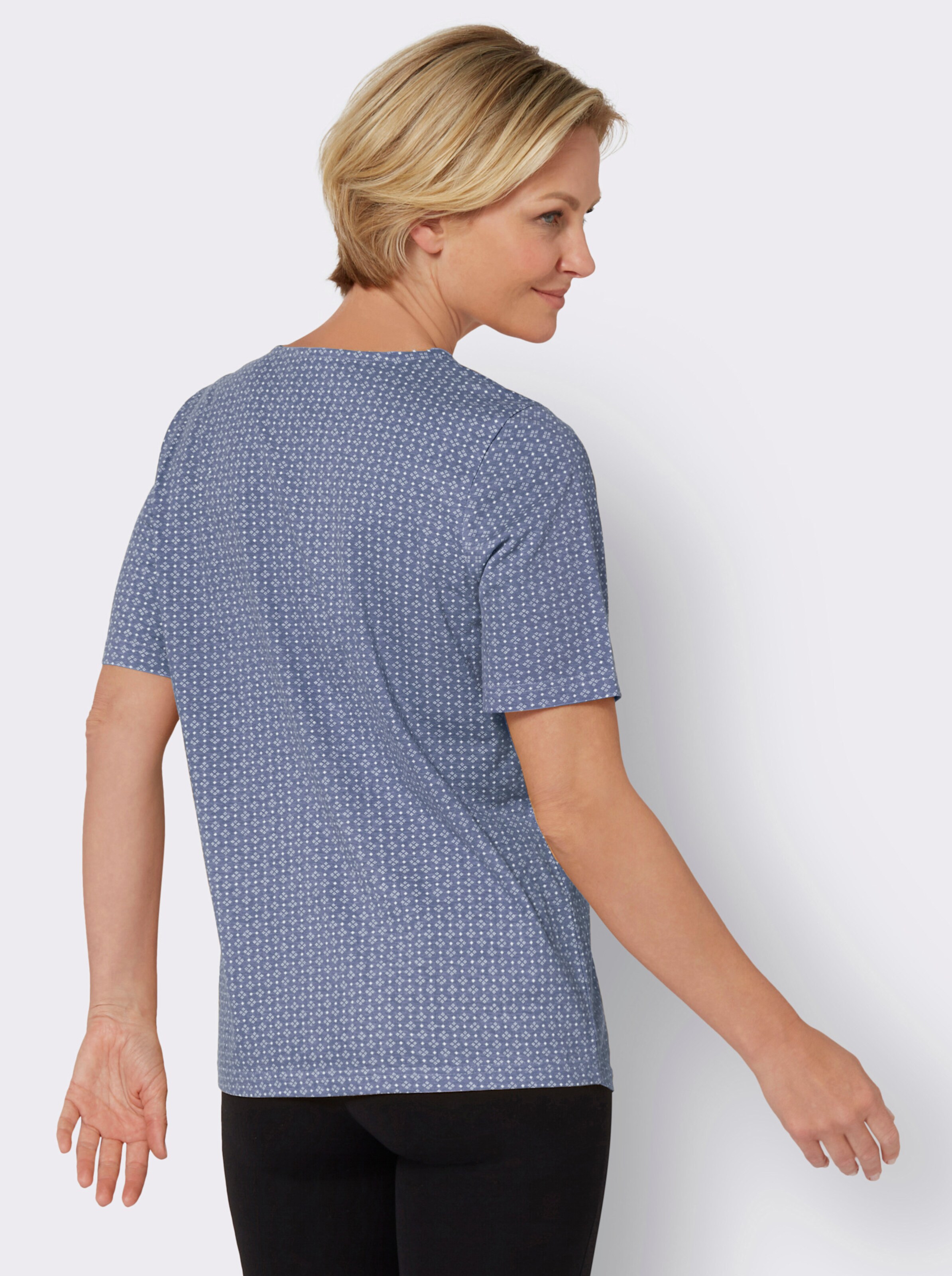 Rundhals-Shirt