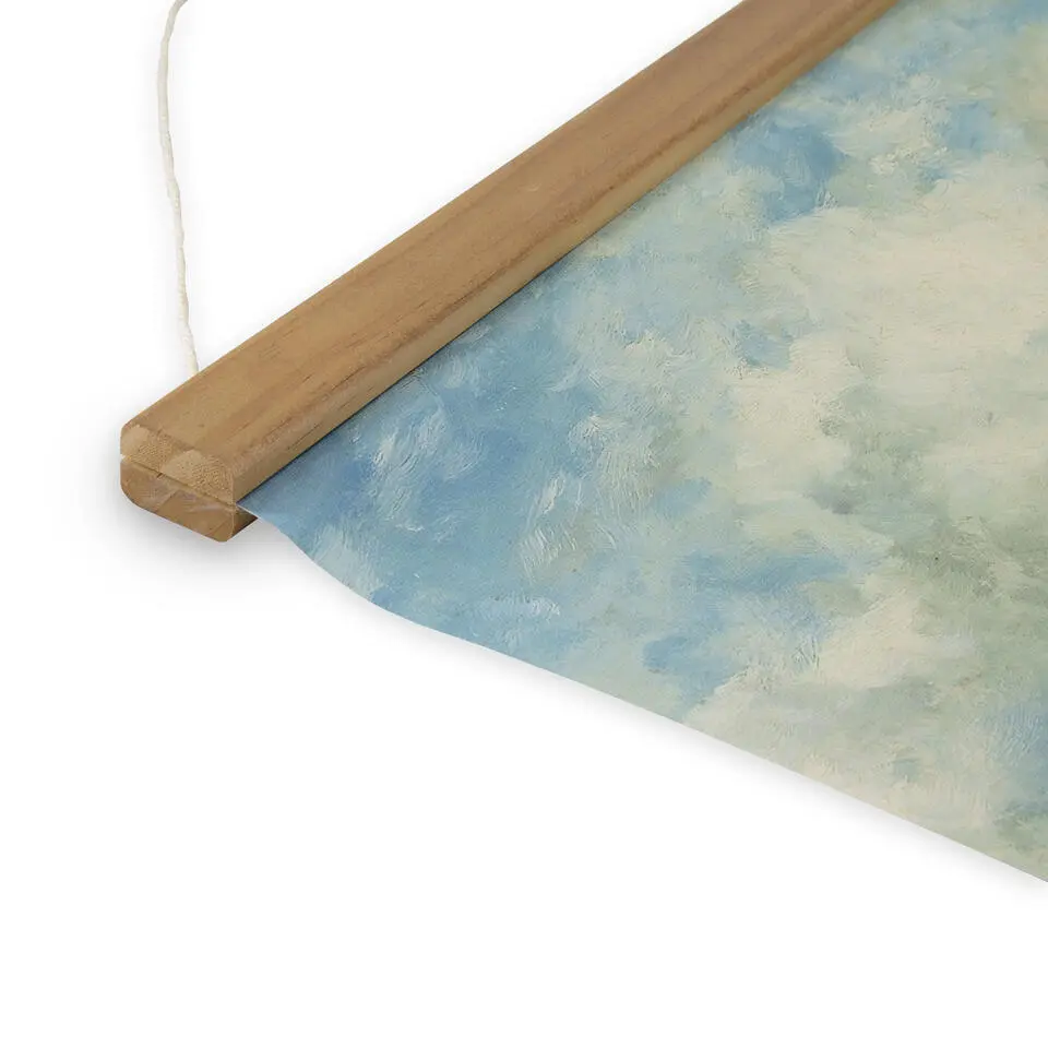 Hangende Poster Linnen Hollands Landschap 60x80cm