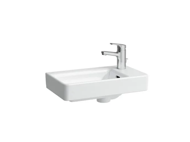 Laufen Pro håndvask 48 x 28 cm med hanehul til højre, hvid