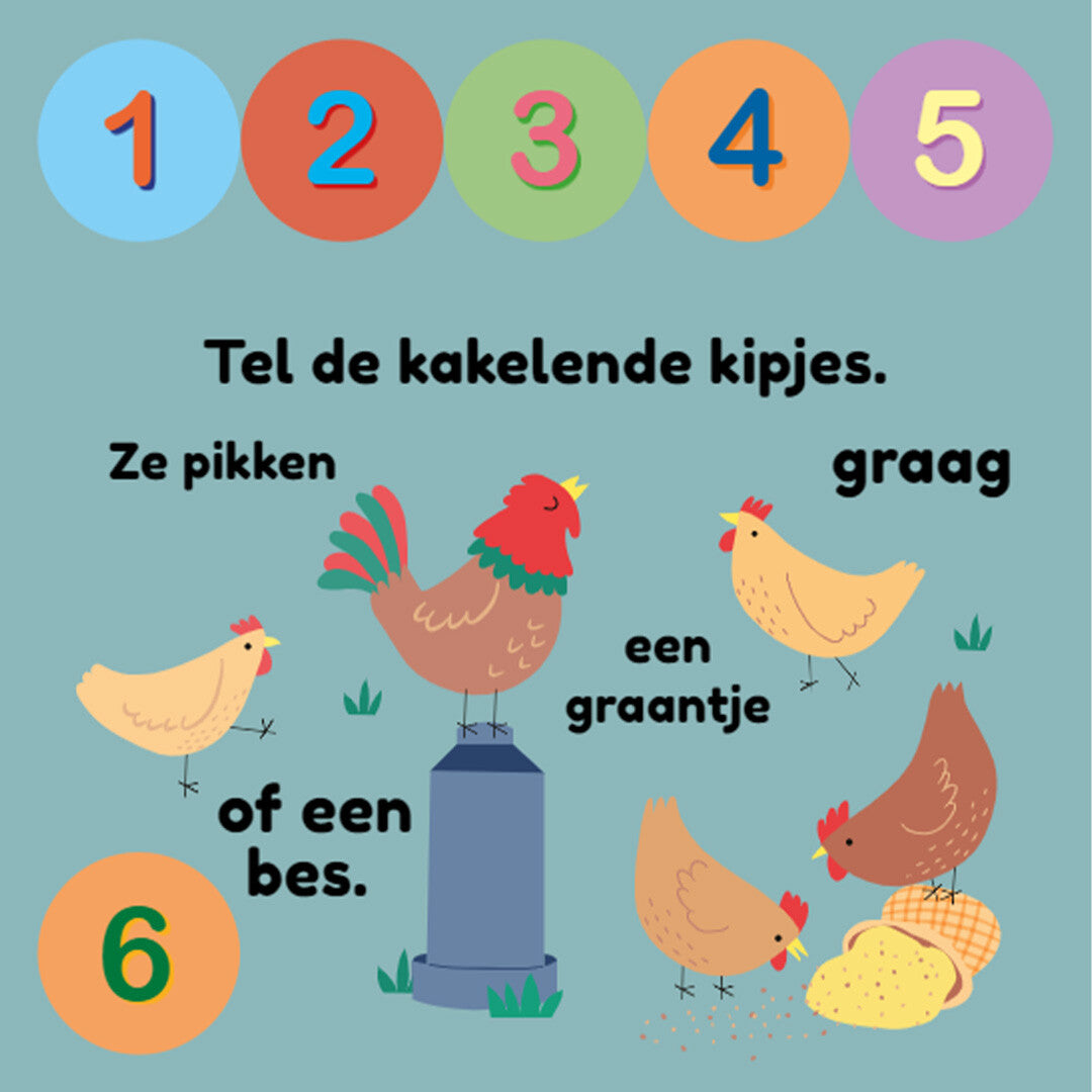 Uitgeverij rebo kartonboek 123 boe!