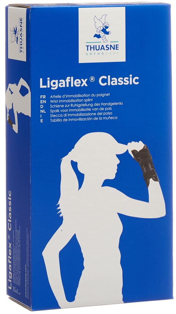 Thuasne Ligaflex Handgelenkband Gr1 rechts schwarz 1 Stk