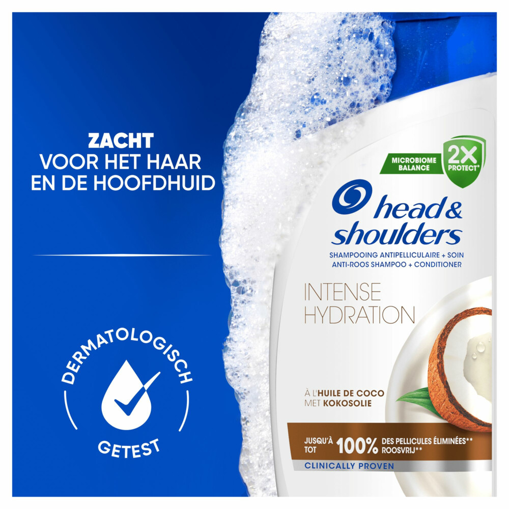 6x Head & Shoulders Shampoo Intense Hydration300 ml