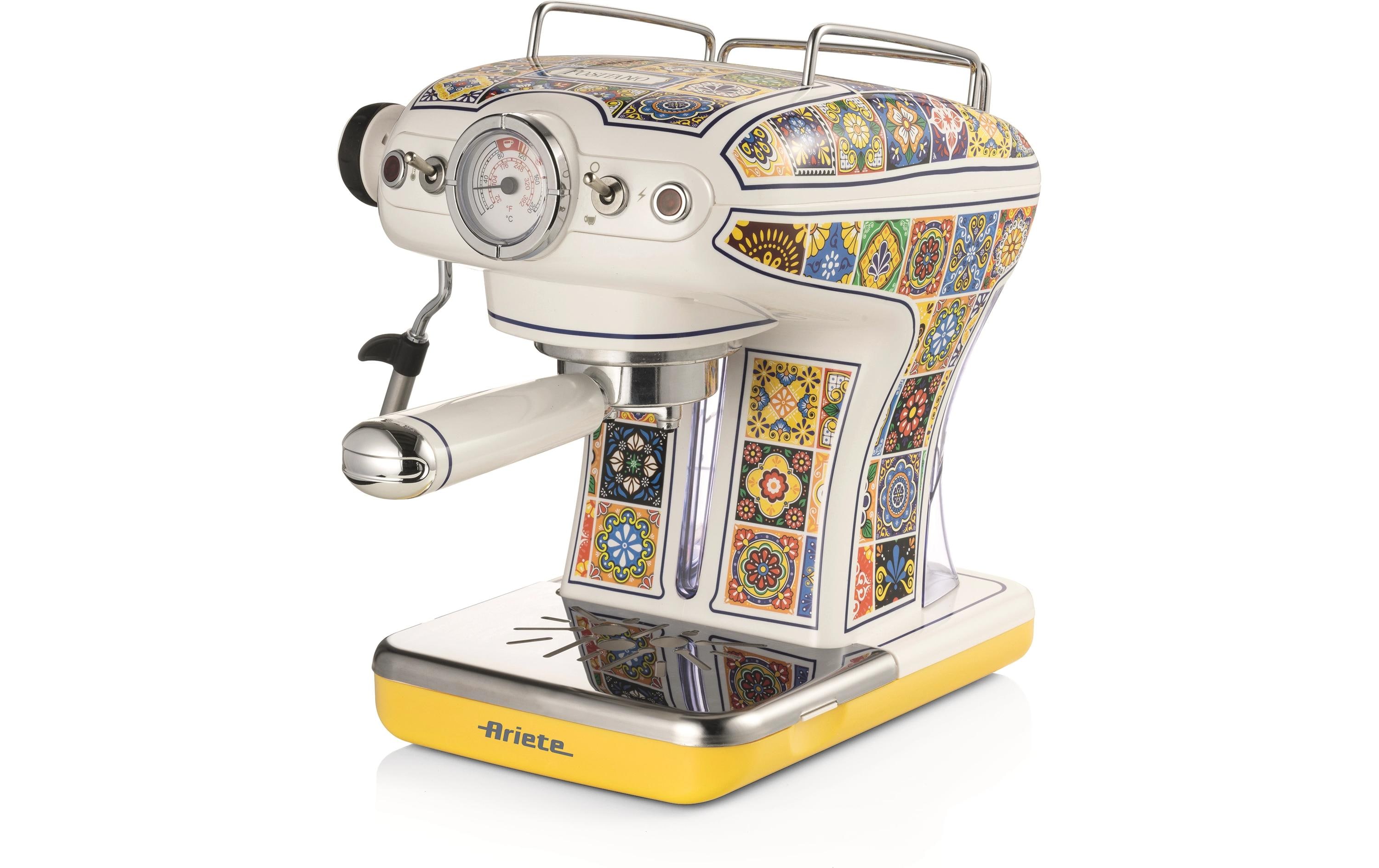 Siebträgermaschine Positano ARI-1389-POS Gelb<br>Espressomaschine
