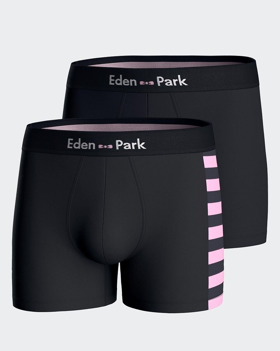 EDEN PARK<br>Conjunto de 2 cuecas boxer lisas