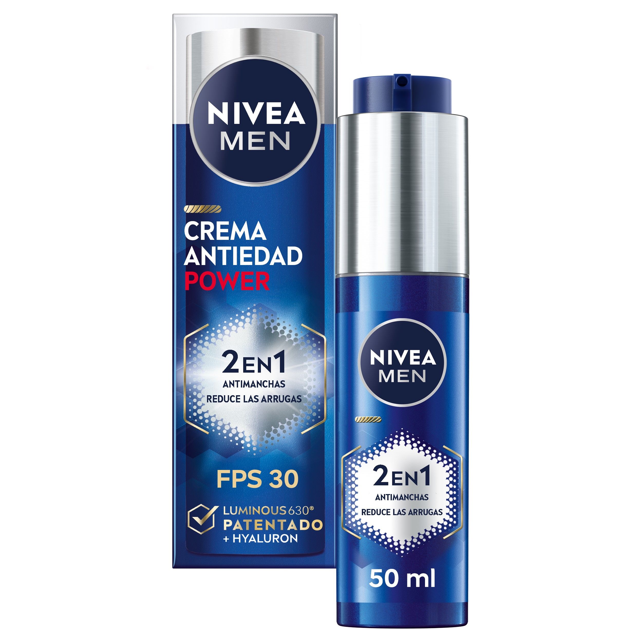 Nivea Men Hidratante Antiedad y Antimanchas SPF30 Cosmética Hombre