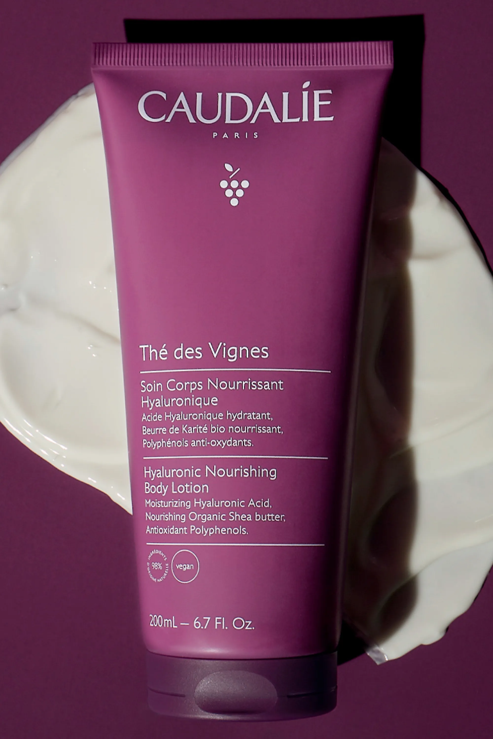 Caudalie Soin Corps Nourrissant Hyaluronique Thé des Vignes-200 ml