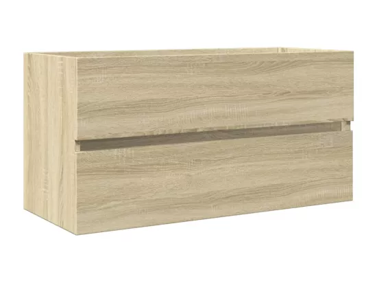 Armoire d'évier Chêne sonoma 90x38,5x45 cm Aggloméré