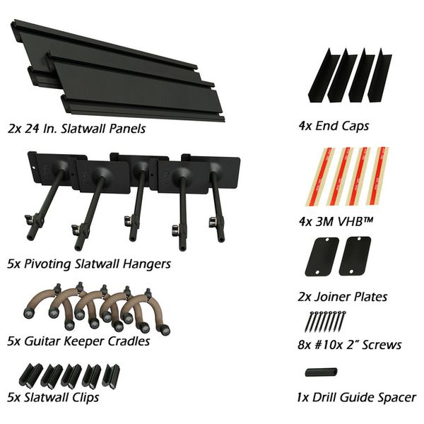 String Swing SW5RL-K Multi Wall Rack BK