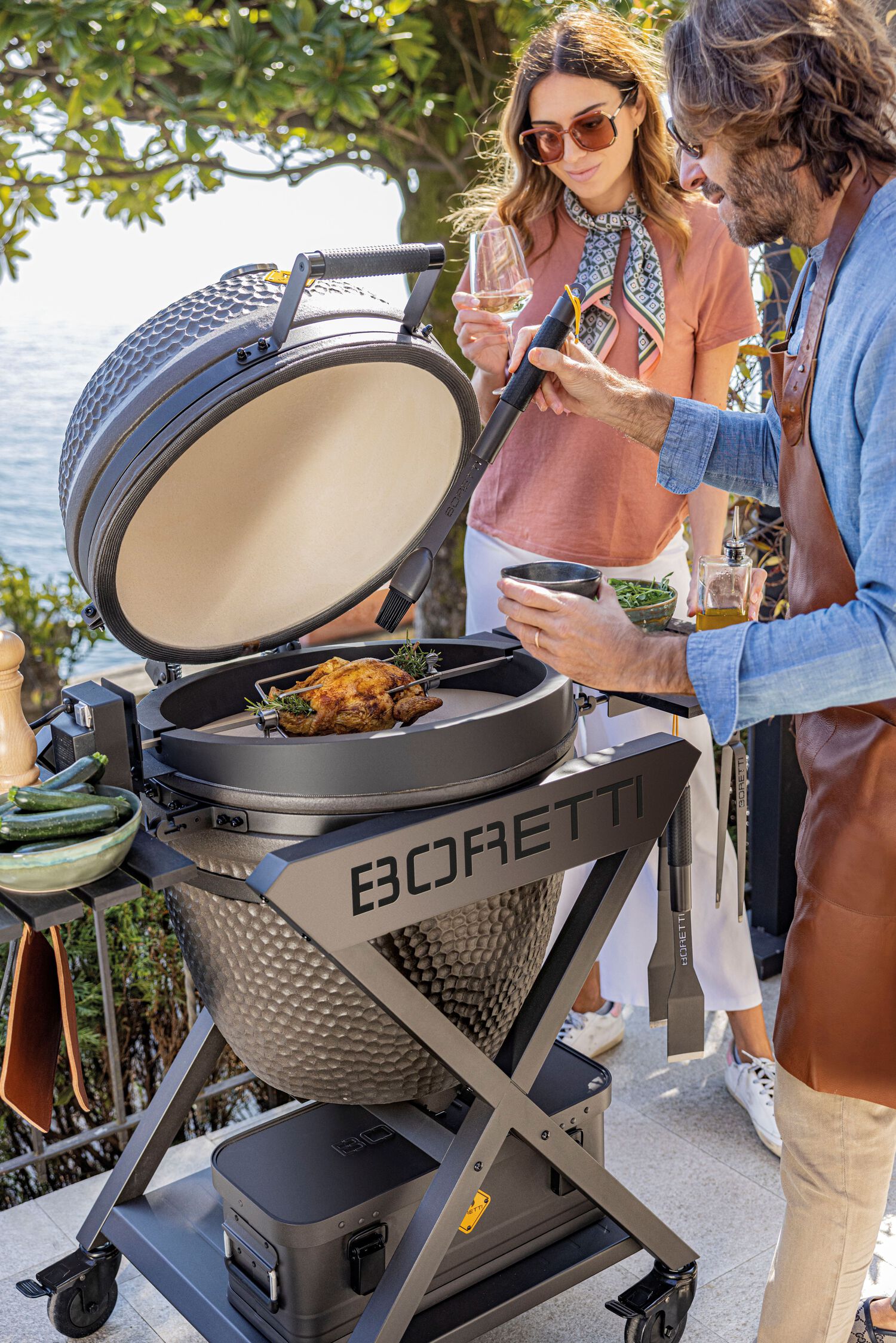 Boretti rotisserie Barilo & Fratello 30 x 100 x 20 cm