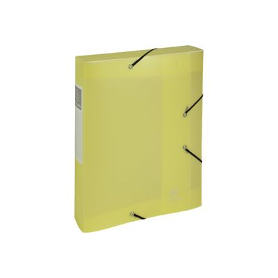 Exacompta Chromaline Pastel - Boîte de classement plastique (livrée à plat) - dos 60 mm - disponible dans différentes couleurs pastels