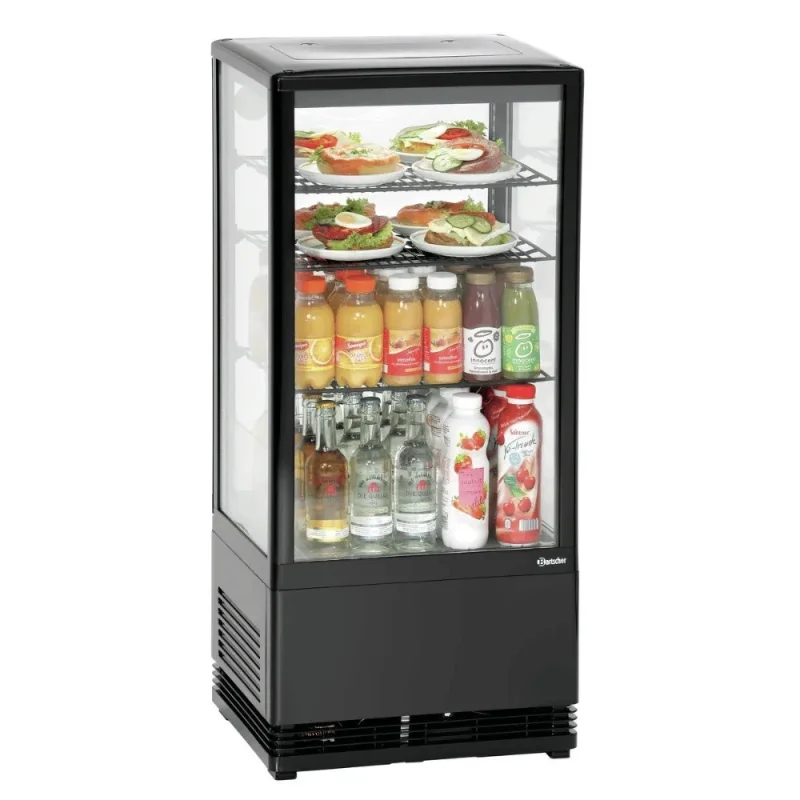 BARTSCHER - Mini vitrine réfrigérée 78L - Noir
