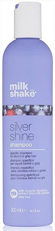 Milk Shake - Silver Shine Shampoo - 300ml - Zilver - Voor Blond en Grijs Haar