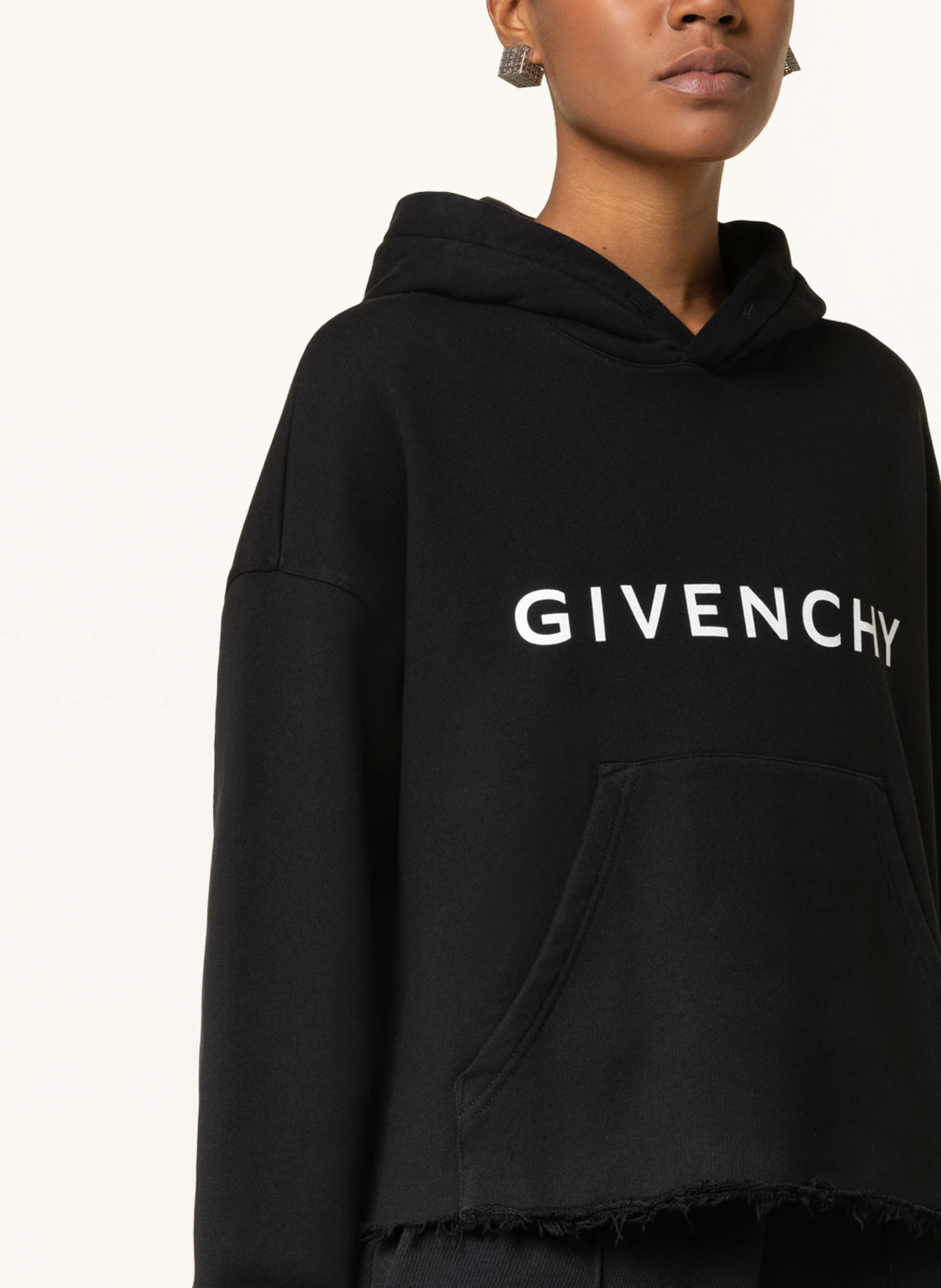 GIVENCHY Cropped-Hoodie