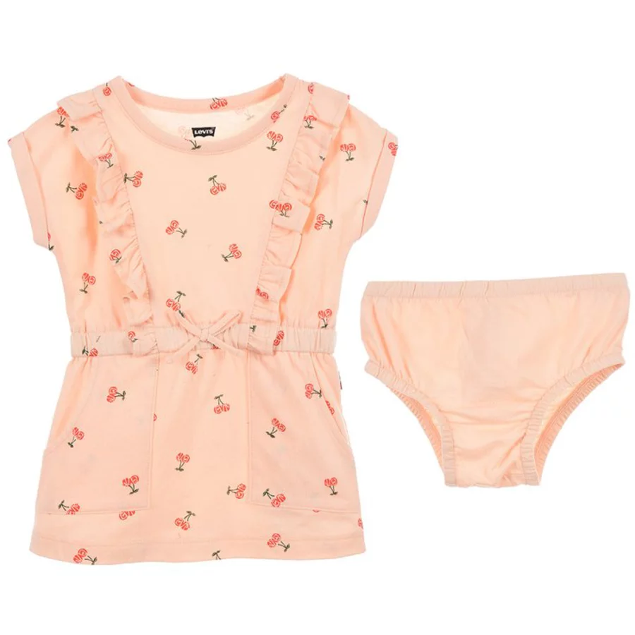 Levi's® Kids Strickkleid Doppelpack pale peach
