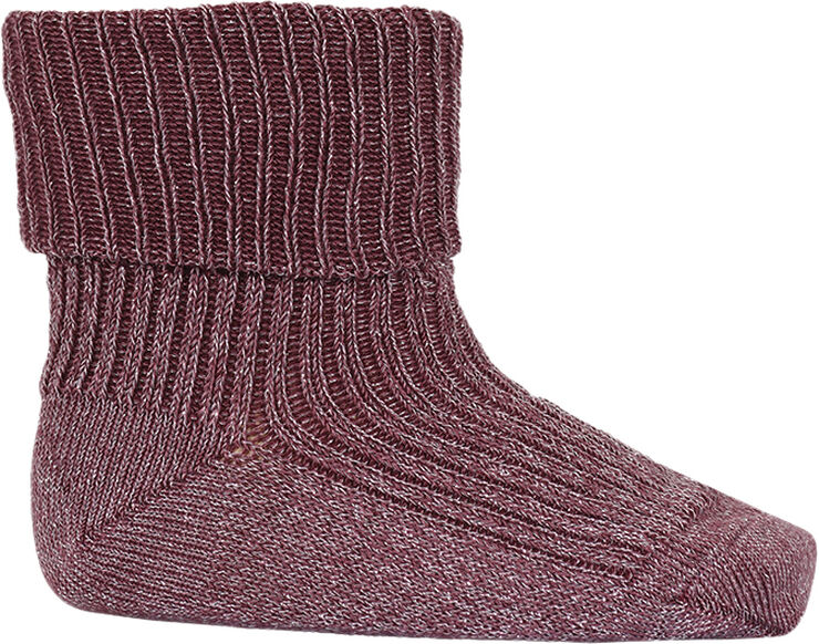 mpKids Ida glitter socks Maroon