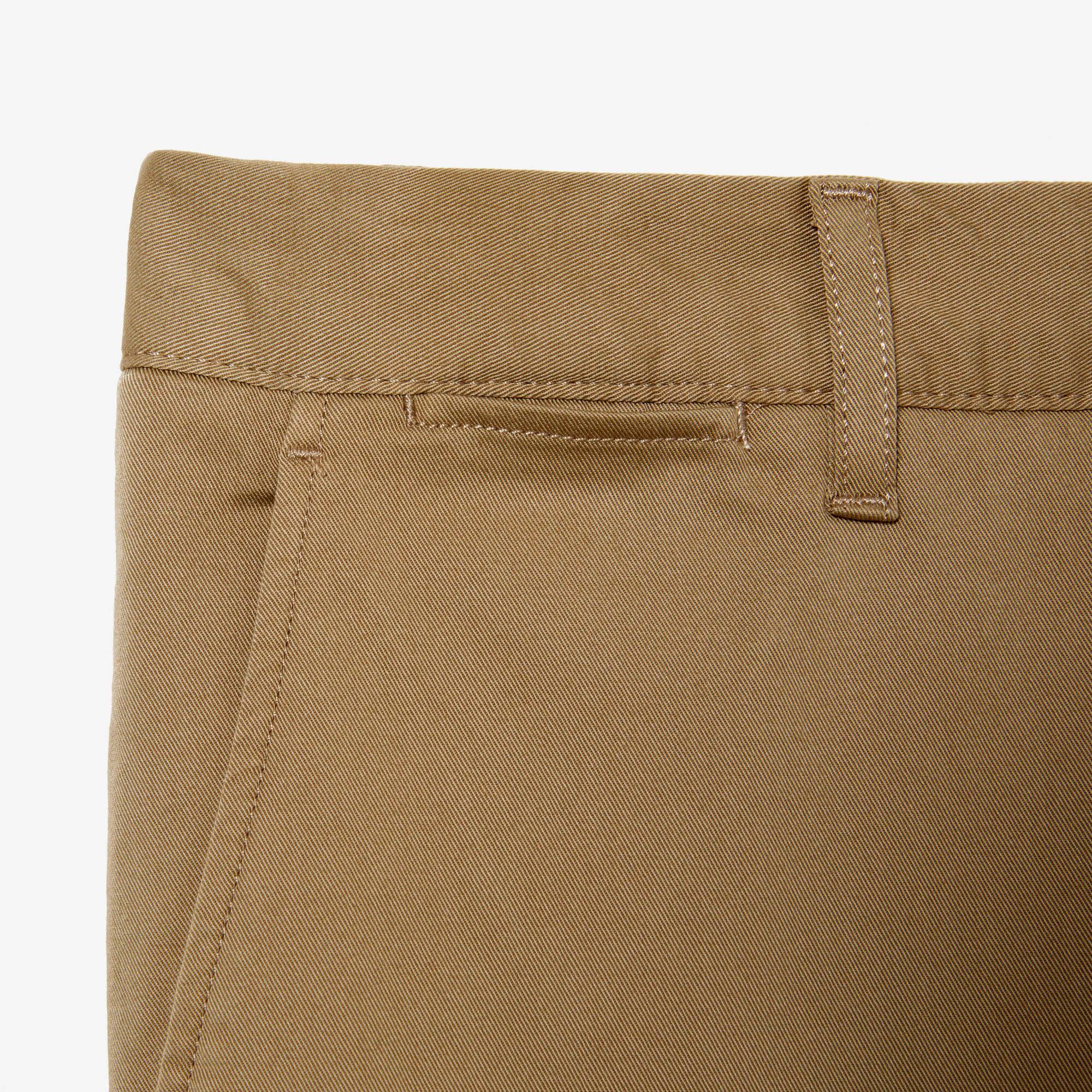 Slim Fit Chinohose mit Baumwolle und Stretch Hosen & Shorts - Beige - Lacoste - Herren