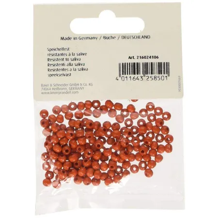 Knorr Prandell Holzperlen 4mm - 165St. - orange