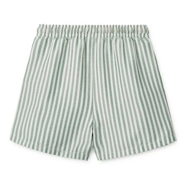 Liewood Short de Bain Duke Seersucker | Vert Menthe