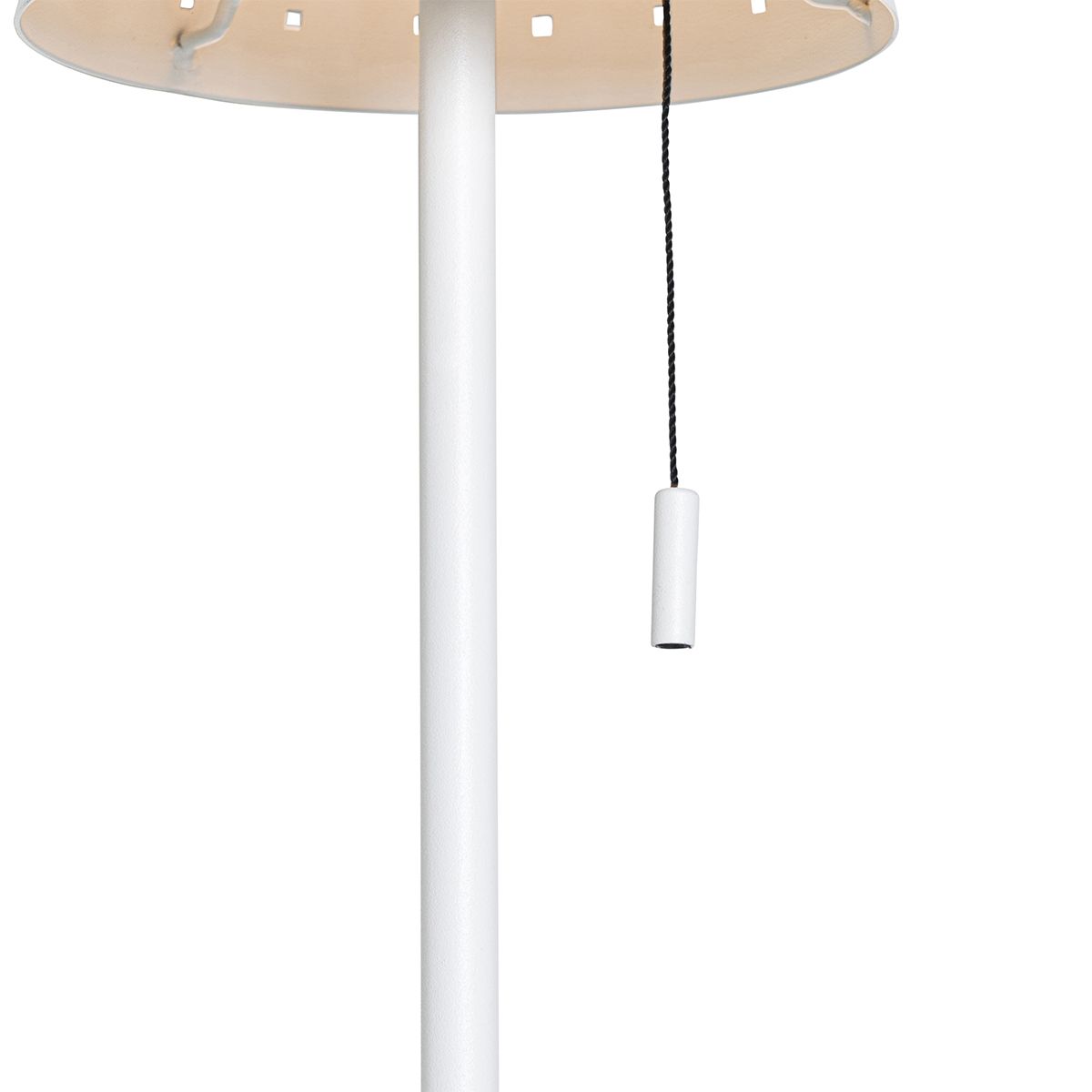 Buiten vloerlamp wit incl. LED 3-staps dimbaar op solar - Ferre
