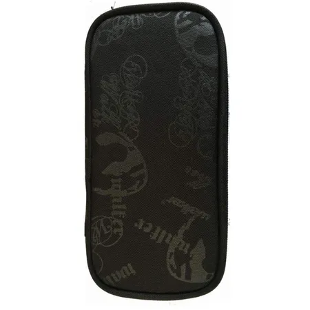 Walker Schlamper-Etui schwatz bedruckt