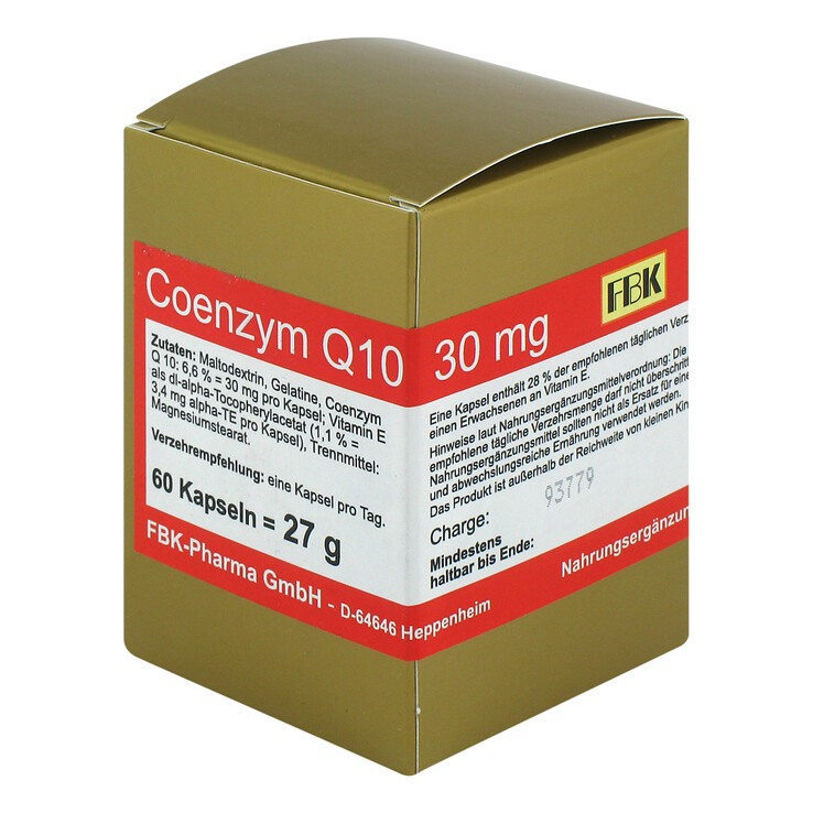Coenzym Q10 30 mg Kapseln, 60 St