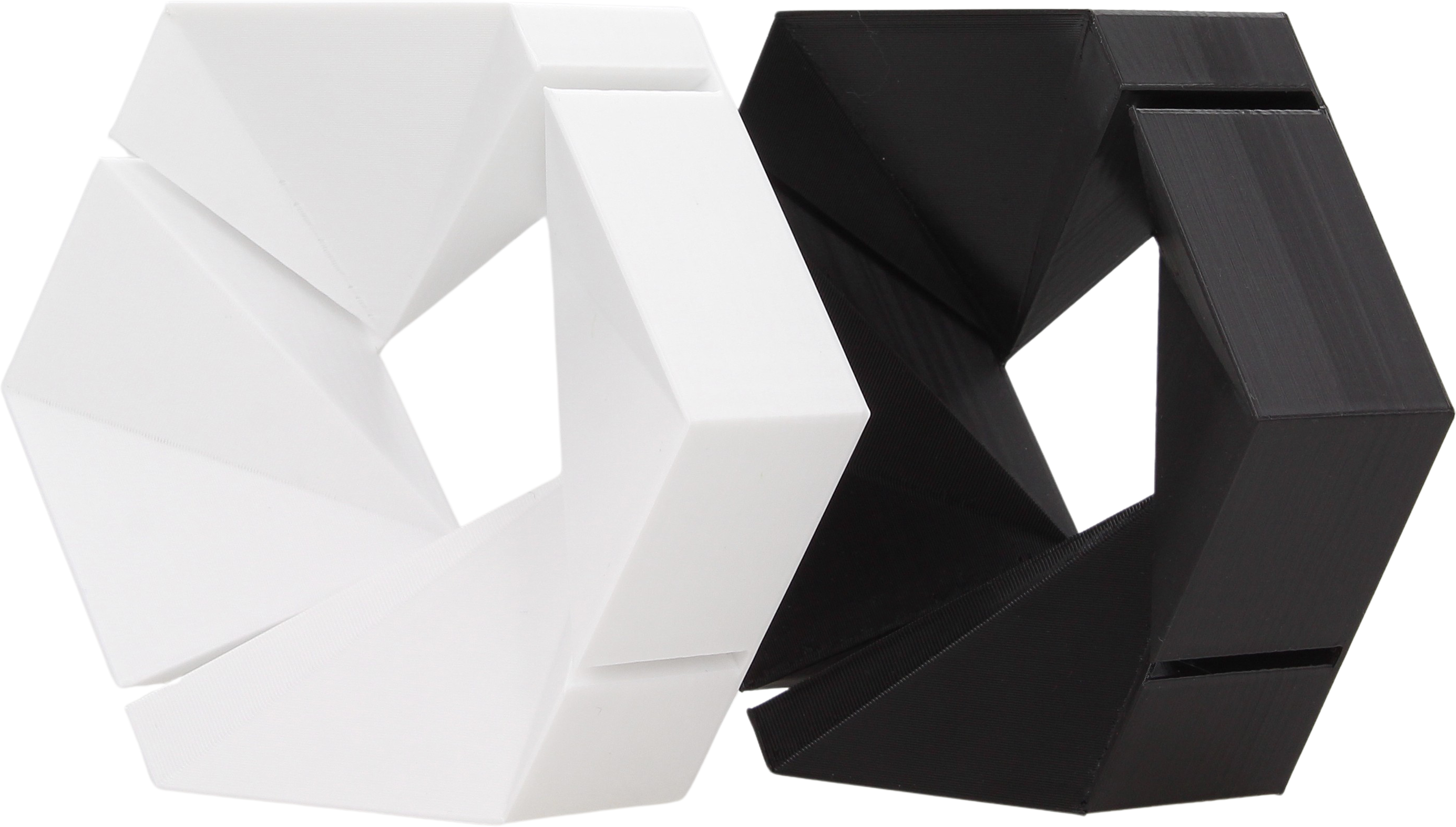 3DJAKE  easyPETG Weiß & Schwarz Spar-Set, 2 x 1,75 mm / 1000 g    Klassisches Schwarz-Weiß im Doppelpack