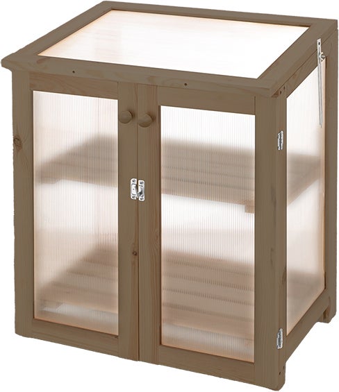Esschert Design kweekkas verhoogd bruin 69,4 x 54 x 85 cm